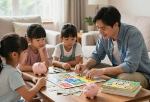 educação financeira para filhos